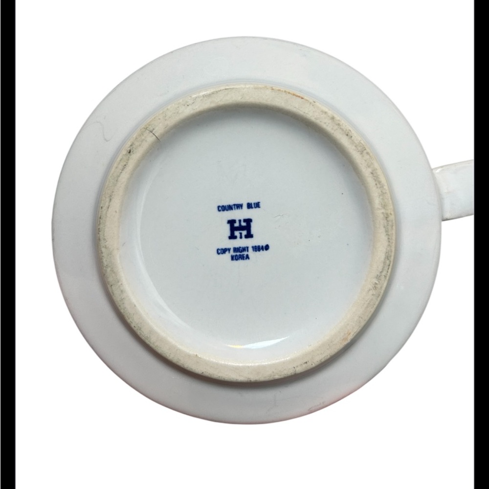Vintage 1980s International House Country Blue Korean Mug Decor/Farmhouse - Picture 5 of 5
